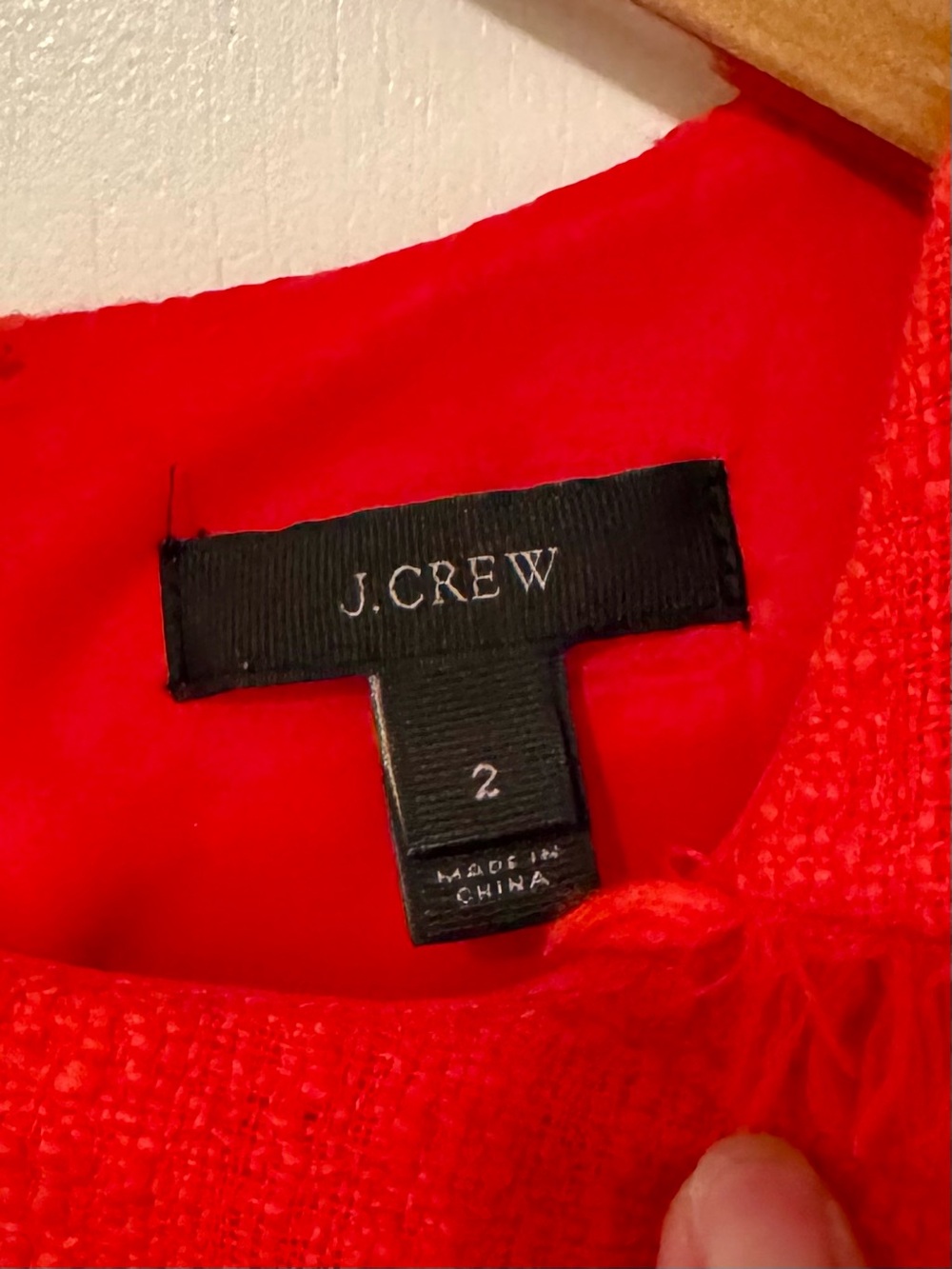 J.Crew Tweed Sheath Fringe Cocktail Dress Size 2 - Picture 10 of 10